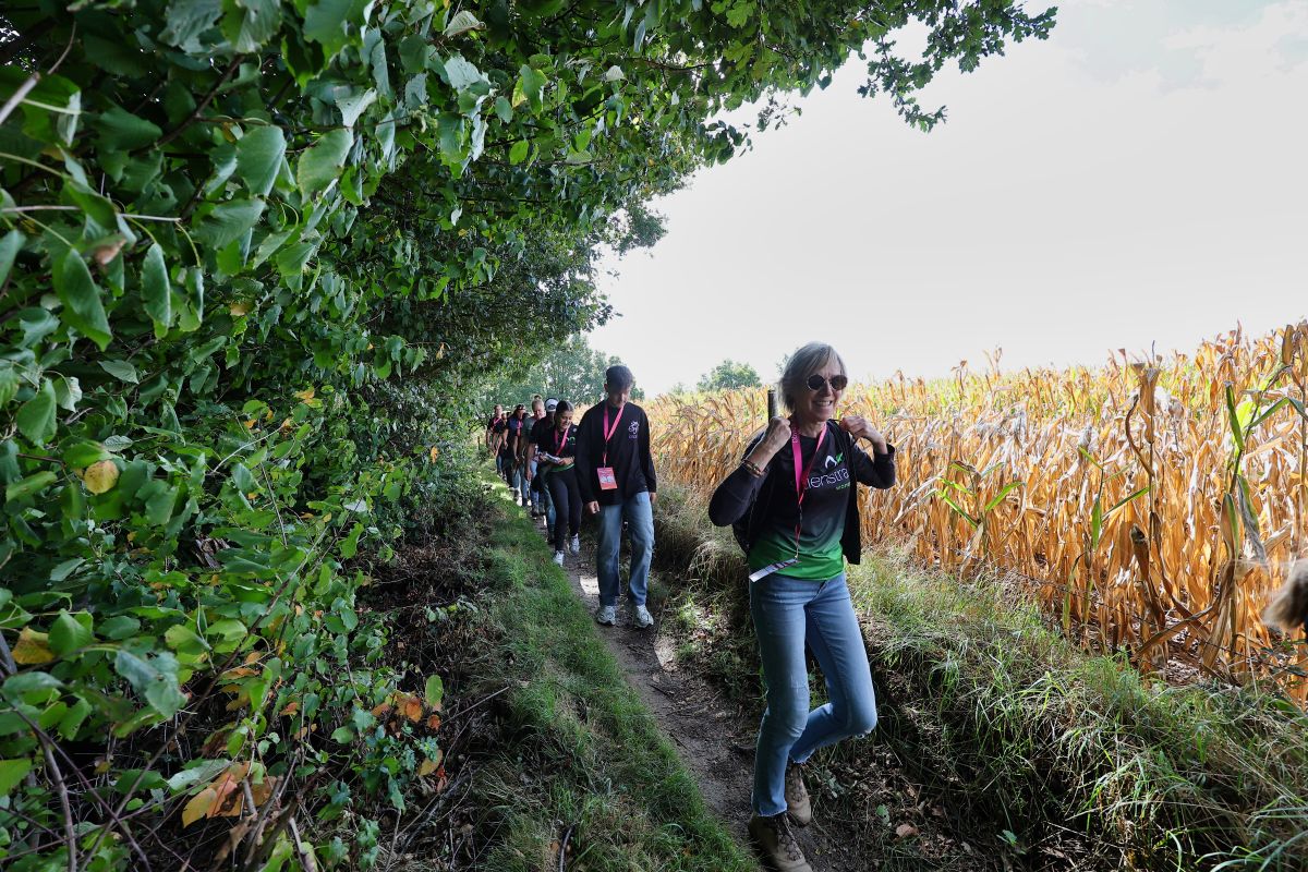 trainen voor een wandeltocht